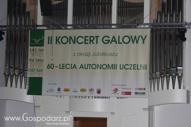 II Koncert Galowy z okazji Dnia Patrona Uczelni Augusta hr. Cieszkowskiego oraz 60-lecia autonomii Uczelni Poznańskiej