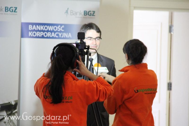 Dariusz Winek podczas udzielania wywiadu redakcji Gospodarz.pl