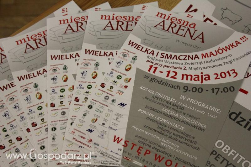 Konferencja prasowa Mięsna Arena 2013