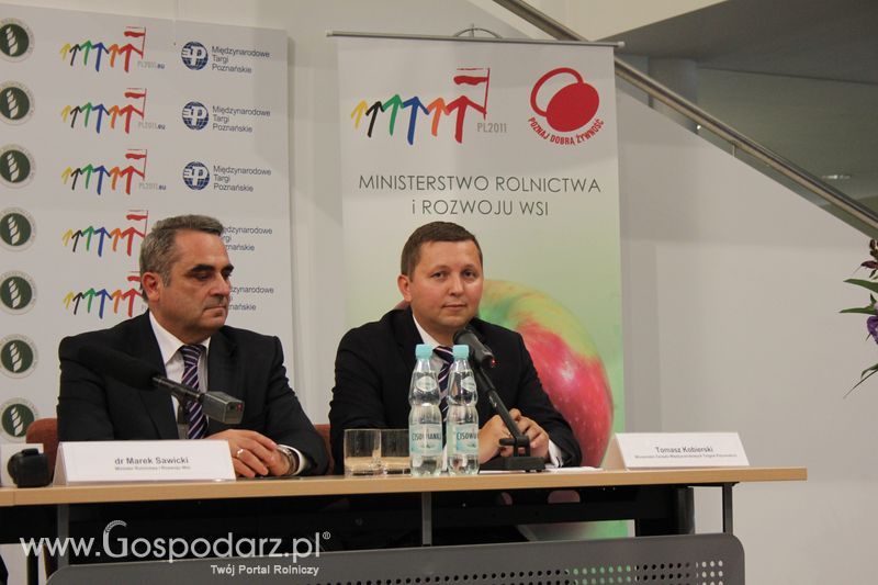 Konferencja prasowa Ministra Rolnictwa i Rozwoju Wsi i Prezesa Międzynarodowych Targów Poznańskich