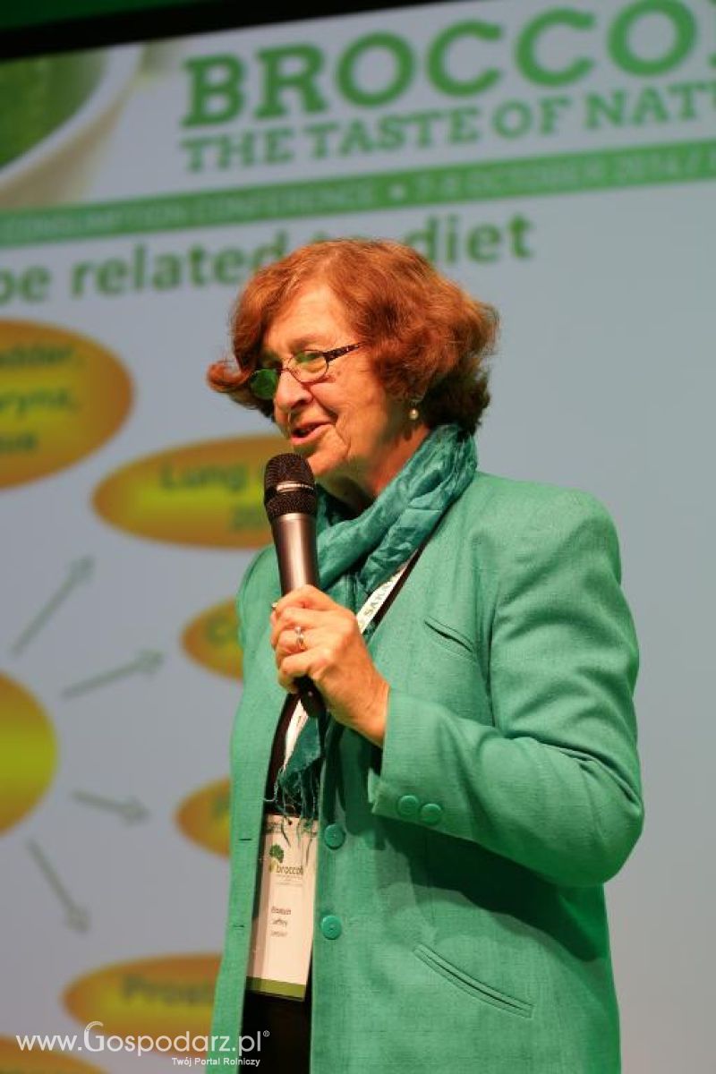Konferencja na temat konsumpcji Brokułów Prof. Elizabeth H Jeffery