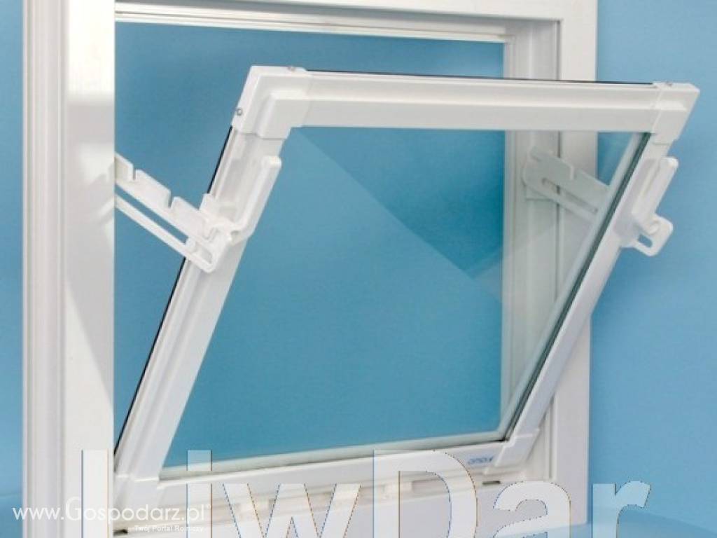 Okna Inwentarskie PCV, uchylne w kolorze białym 1000/800 WYPRZEDAŻ!