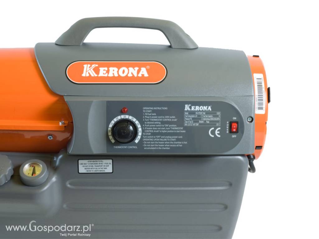 Nagrzewnica olejowa z termostatem Special Edition KERONA SE-125 o mocy 16,5  kW 7