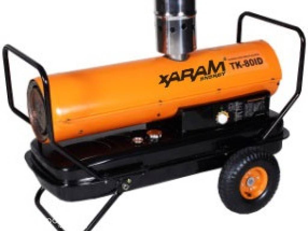 Nagrzewnica olejowa z zamkniętą komorą spalania XARAM Energy TK-80K-ID o mocy 22 kW