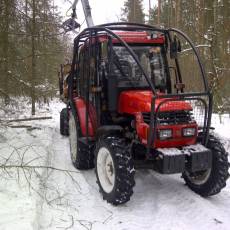 Ciągnik Leśny PROKMAR DF504 do prac leśnych 4WD