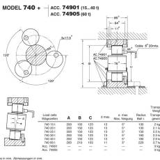 Czujnik termostatyczny Utilcell MODEL 740 15 t-60 t