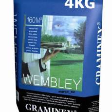 Trawa, nasiona trawy WEMBLEY masa: 4kg, mieszanka odporna na deptanie Graminex