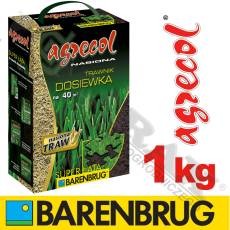 Trawa, nasiona trawy BARENBRUG / AGRECOL SUPER ŁATA masa: 1 kg, na 40m2,  trawnik dosiewka