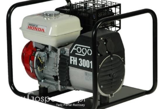 FOGO FH 3001moc 2800W, agregat prądotwórczy, prądnica spalinowa, generator prądu