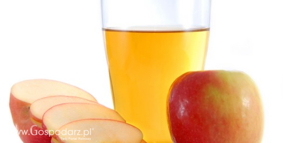 Zagęszczony sok jabłkowy tańszy niż przed rokiem