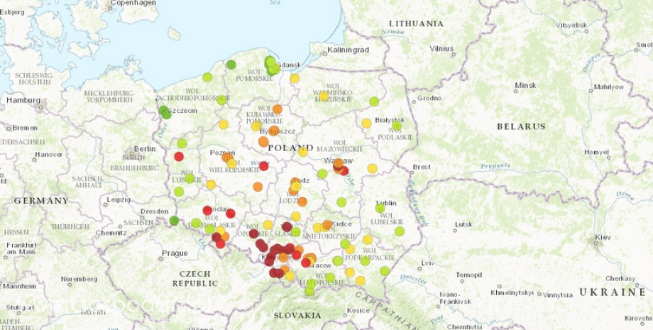 Jakość powietrza w Polsce. GIOŚ ws. smogu