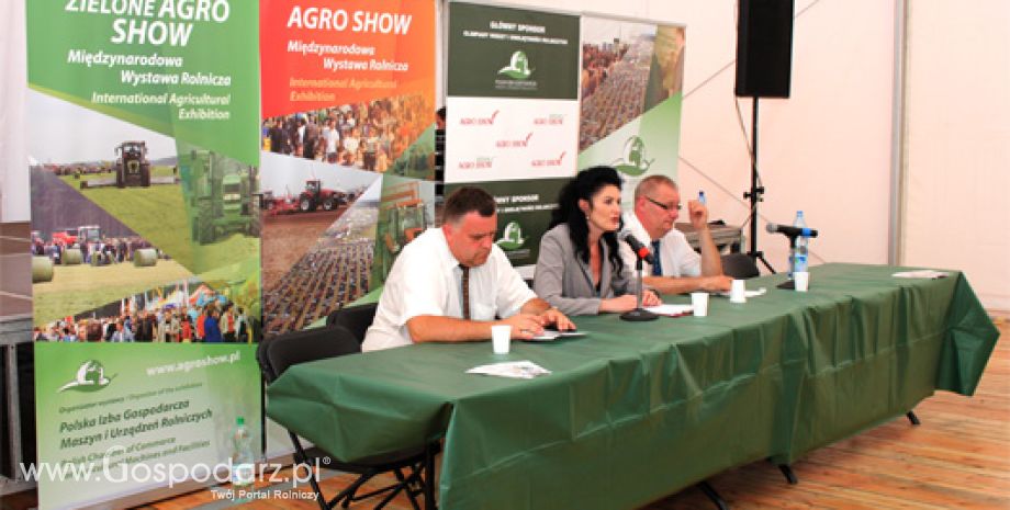 Konferencja prasowa dotycząca targów Zielone Agro Show 2011