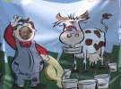 Gospodarz i Krówka znajdź swoje zdjęcie z Zielonego Agro Show 