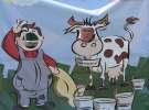 Gospodarz i Krówka znajdź swoje zdjęcie z Zielonego Agro Show 