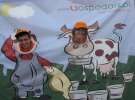 Gospodarz i Krówka znajdź swoje zdjęcie z targów Opolagra 2011