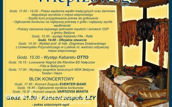 I Festiwal Mięsa Wieprzowego w Bełżycach
