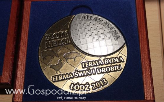 Gala wręczenia nagród na XIII Międzynarodowych Targach Ferma Bydła oraz XVI Międzynarodowych Targach Ferma Świń i Drobiu w Łodzi 2013