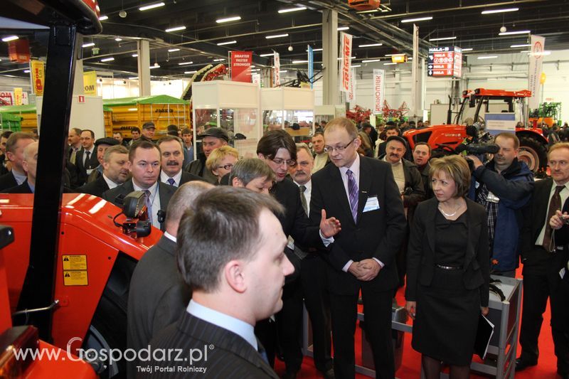 Wizyta Ministra Marka Sawickiego ministra rolnictwa i rozwoju wsi na AGROTECH Kielce