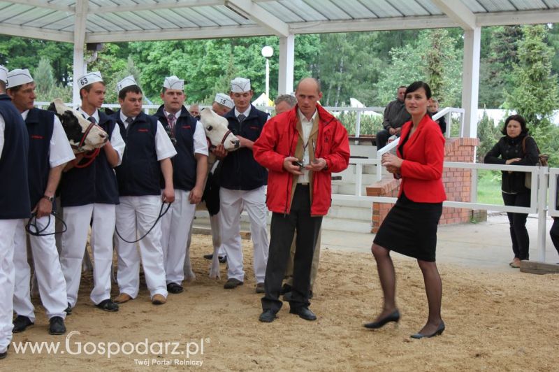 Prezentacja Championów na VII Ogólnopolskiej Wystawie Bydła Hodowlanego w Sielinku 2012