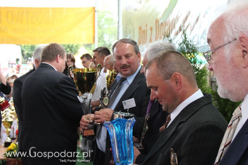 Wręczenie nagród na XVIII Regionalnej Wystawie Zwierząt Hodowlanych w Szepietowie