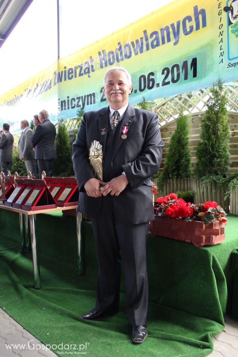 Wręczenie nagród na XVIII Regionalnej Wystawie Zwierząt Hodowlanych w Szepietowie