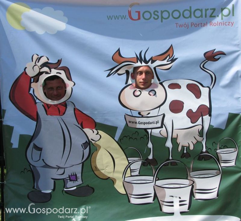 Gospodarz i Krówka znajdź swoje zdjęcie z Zielonego Agro Show 