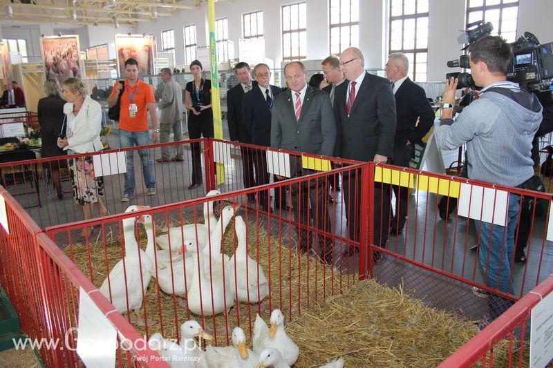 Spacer Ministra Sawickiego po terenie targów Polagra Food i KWZH
