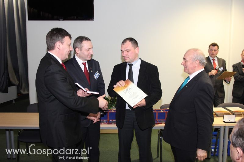 Gala wręczenia nagród na XIII Międzynarodowych Targach Ferma Bydła oraz XVI Międzynarodowych Targach Ferma Świń i Drobiu w Łodzi 2013