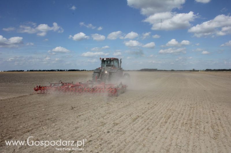 Pokaz polowy Väderstad - agregat TopDown 400, kultywator NZ-Agressive 600, siewnik  Spirit  400S.