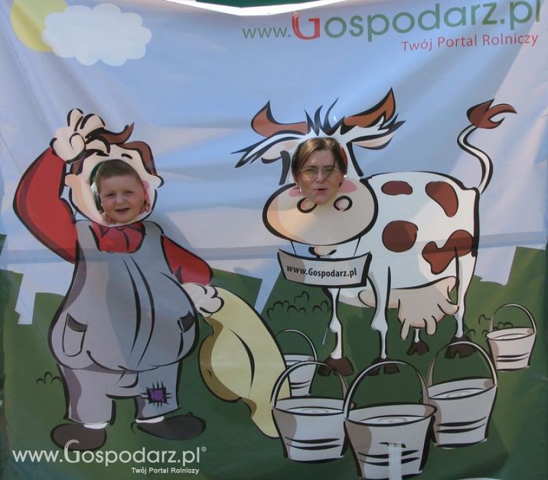 Gospodarz i Krówka znajdź swoje zdjęcie z Zielonego Agro Show 