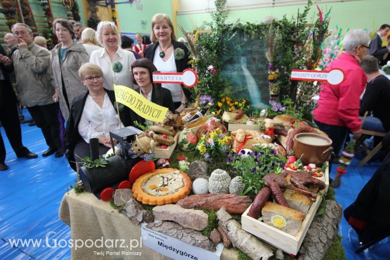 Prezentacja stołów - XVII Spotkania Tradycji Wielkanocnych Ziemi Kłodzkiej