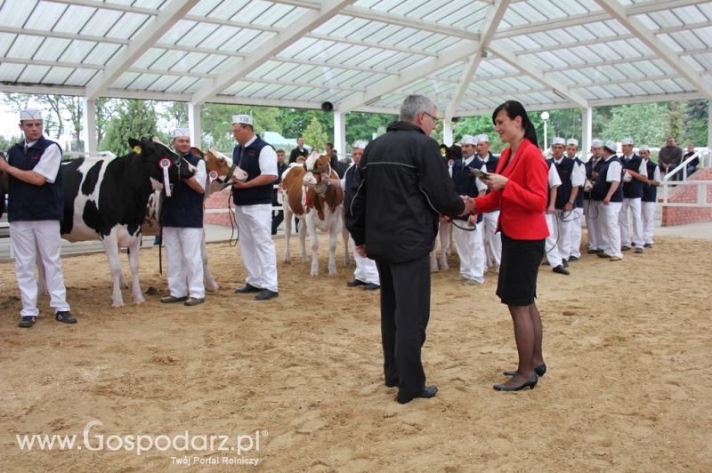 Prezentacja Championów na VII Ogólnopolskiej Wystawie Bydła Hodowlanego w Sielinku 2012