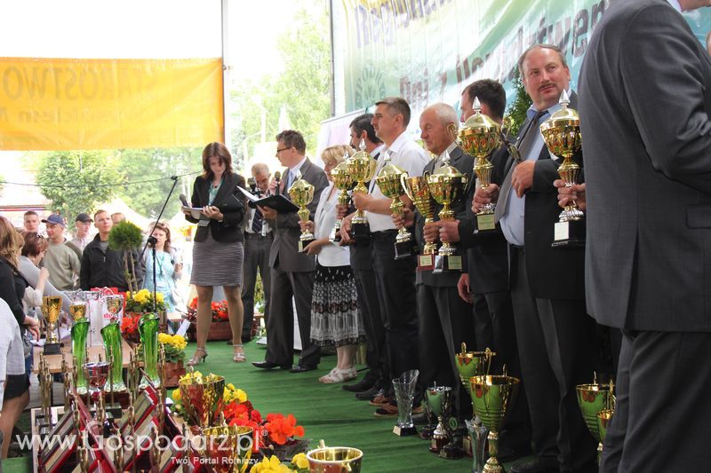 Wręczenie nagród na XVIII Regionalnej Wystawie Zwierząt Hodowlanych w Szepietowie