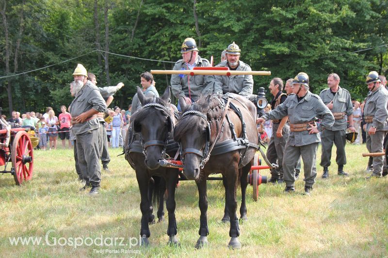 Pokazy konnych sikawek strażackich w Rudawce Rymanowskiej