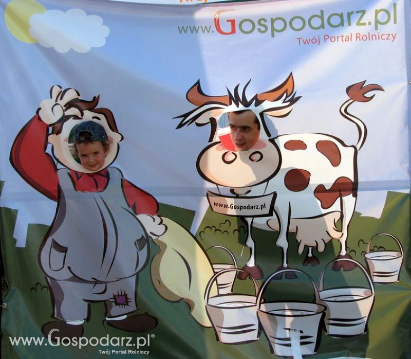 Gospodarz i Krówka znajdź swoje zdjęcie z Zielonego Agro Show 