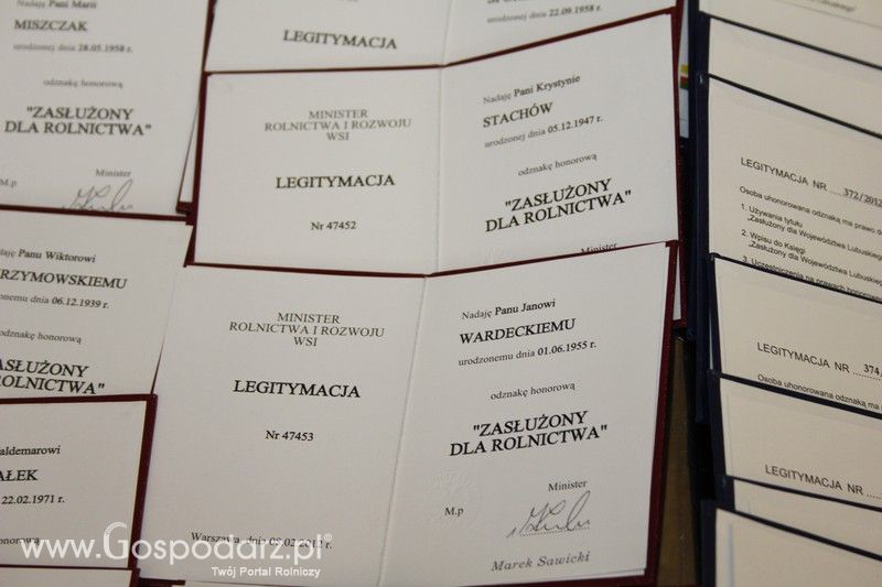 Debata Rolna 2012 oraz Jubileusz XV-lecia Lubuskiej Izby Rolniczej