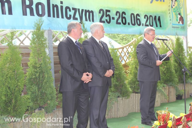 Wręczenie nagród na XVIII Regionalnej Wystawie Zwierząt Hodowlanych w Szepietowie