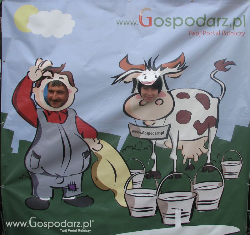 Gospodarz i Krówka znajdź swoje zdjęcie z targów Opolagra 2011