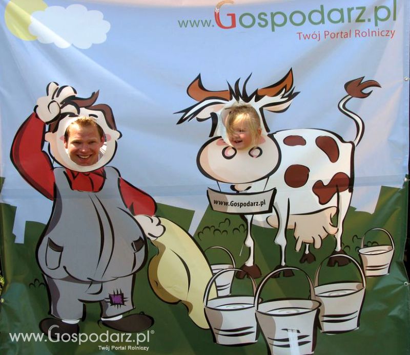 Gospodarz i Krówka znajdź swoje zdjęcie z Zielonego Agro Show 