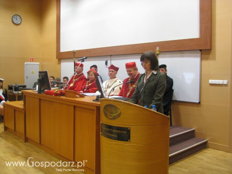 UP Poznań - Uroczystość wręczenia odznaczeń państwowych i uczelnianych oraz dyplomów doktora habilitowanego i promocji doktorskiej