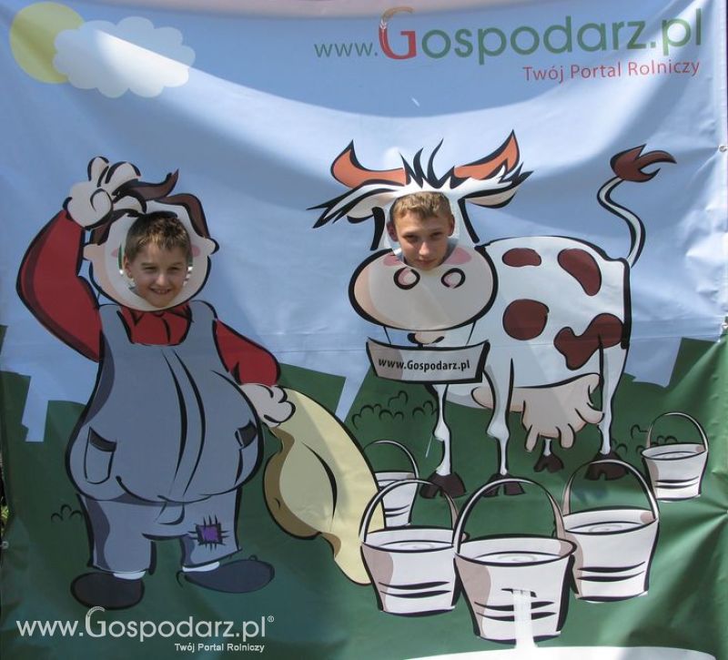 Gospodarz i Krówka znajdź swoje zdjęcie z Zielonego Agro Show 