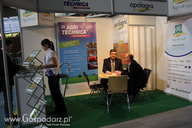DLG AgroFood na XIII Międzynarodowych Targach Ferma Bydła oraz XVI Międzynarodowych Targach Ferma Świń i Drobiu w Łodzi 2013