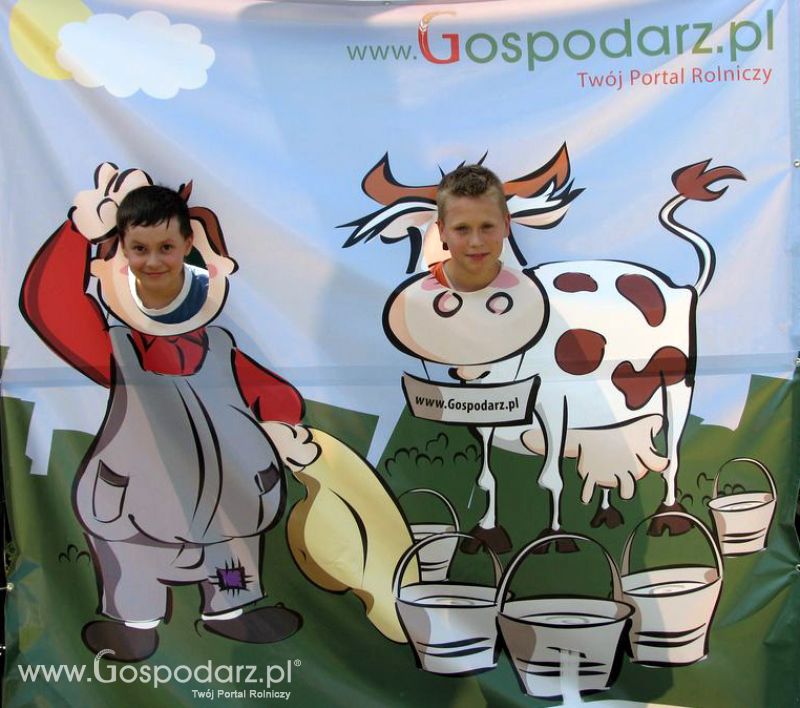 Gospodarz i Krówka znajdź swoje zdjęcie z Zielonego Agro Show 