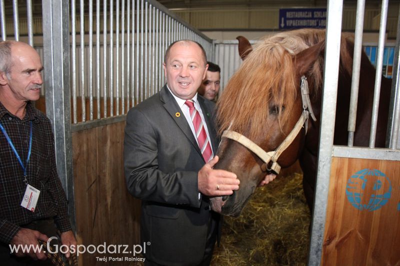 Spacer Ministra Sawickiego po terenie targów Polagra Food i KWZH