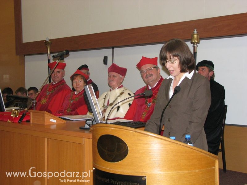 UP Poznań - Uroczystość wręczenia odznaczeń państwowych i uczelnianych oraz dyplomów doktora habilitowanego i promocji doktorskiej