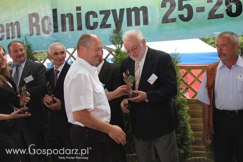 Wręczenie nagród na XVIII Regionalnej Wystawie Zwierząt Hodowlanych w Szepietowie