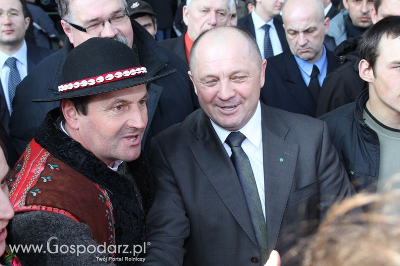 Wizyta Ministra Marka Sawickiego ministra rolnictwa i rozwoju wsi na AGROTECH Kielce
