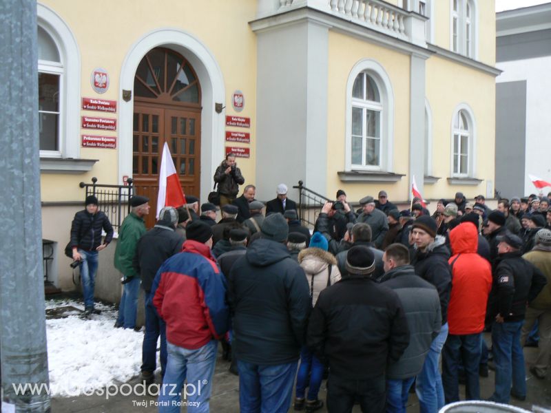 Protest rolniczy Środa Wlkp. 27.01.2015r.