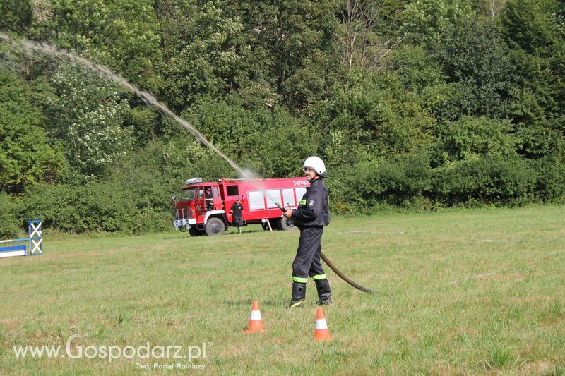 Pokazy konnych sikawek strażackich w Rudawce Rymanowskiej
