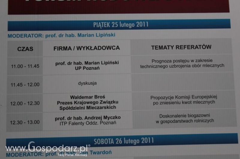 Relacja z XI Międzynarodowych Targów Fermy Bydła - dzień 3